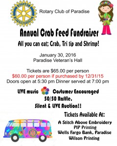 Rotary Crab Feed 2016 outlets